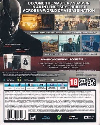 Hitman - The complete first season  - PS4 (B Grade) (Genbrug)